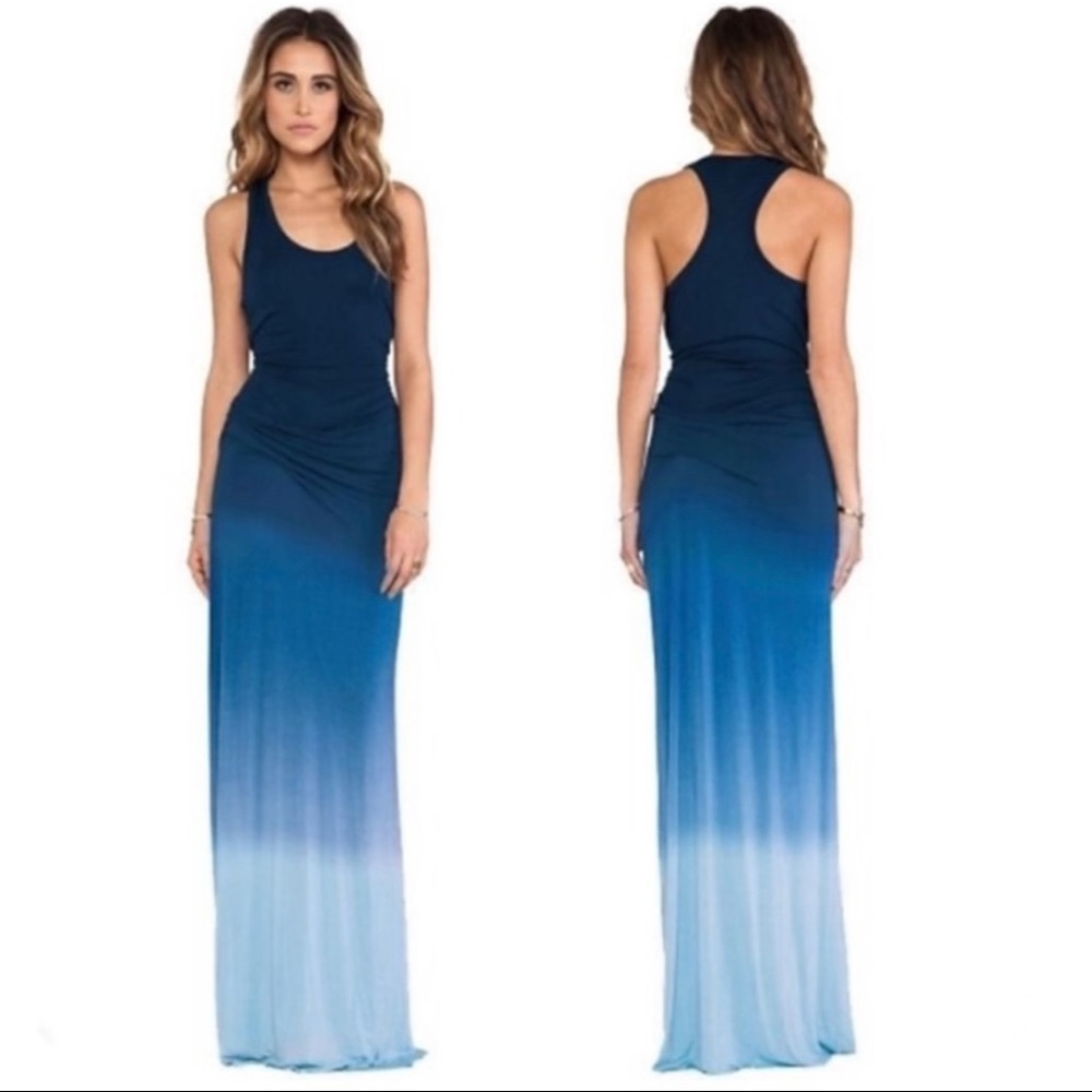 YOUNG FABULOUS & BROKE Hamptons Ombré Racerback Maxi Dress - Size XS